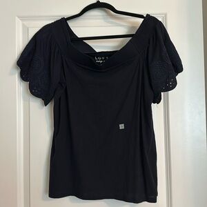 LOFT off the shoulder tee